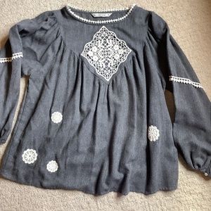 Zara top size Lg